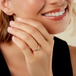 Bague Kimberleigh Or Jaune Diamant-Histoire d'Or New