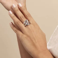 Bague Kim-ly Argent Blanc-Histoire d'Or Discount