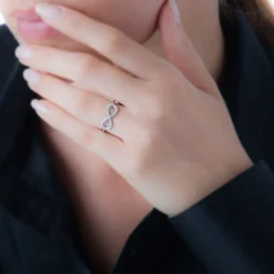 Bague Klothilda Or Blanc Oxyde De Zirconium-Histoire d'Or Hot