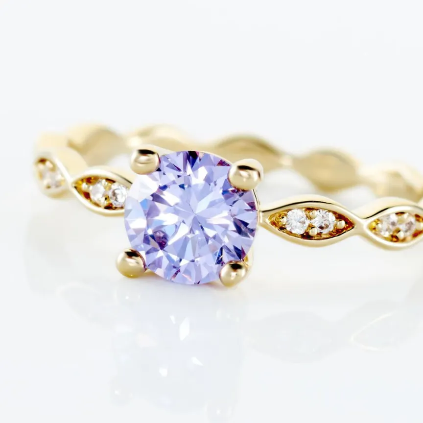 Bague Kurt Plaqué Or Jaune Oxyde De Zirconium-Histoire d'Or Sale