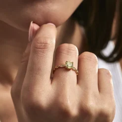 Histoire d'Or Bague Kurt Plaqué Or Jaune Oxyde De Zirconium