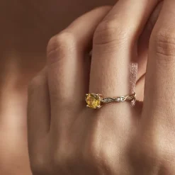 Bague Kurt Plaqué Or Jaune Oxyde De Zirconium-Histoire d'Or Sale