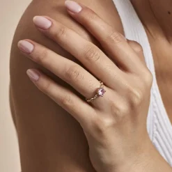 Bague Kurt Plaqué Or Jaune Oxyde De Zirconium-Histoire d'Or Sale