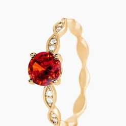 Bague Kurt Plaqué Or Jaune Oxyde De Zirconium-Histoire d'Or