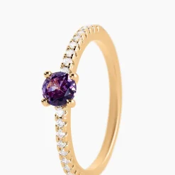 Histoire d'Or Bague Kurt Plaqué Or Jaune Oxyde De Zirconium