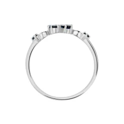 Bague Laldilon Argent Blanc Oxyde De Zirconium-Histoire d'Or Clearance