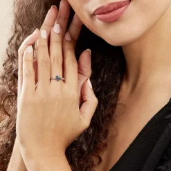 Bague Laldilon Argent Blanc Oxyde De Zirconium-Histoire d'Or Clearance