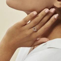 Bague Laureen Argent Blanc Oxyde De Zirconium-Histoire d'Or