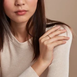 Bague Lazzaro Or Jaune Diamant-Histoire d'Or Hot