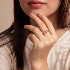 Bague Lazzaro Or Jaune Diamant-Histoire d'Or