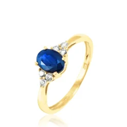 Bague Lea Or Jaune Saphir Et Diamant-Histoire d'Or Outlet