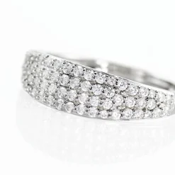 Bague Leanne Argent Blanc Oxyde De Zirconium-Histoire d'Or Online