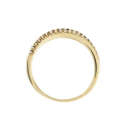 Bague Lia Plaqué Or Jaune Oxyde De Zirconium-Histoire d'Or Hot