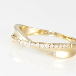 Histoire d'Or Bague Lia Plaqué Or Jaune Oxyde De Zirconium