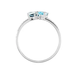 Bague Lilia Or Blanc Topaze-Histoire d'Or Outlet