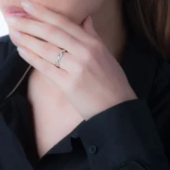 Bague Lilo Or Blanc Oxyde De Zirconium-Histoire d'Or Best