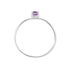Bague Lily Or Blanc Amethyste-Histoire d'Or Clearance