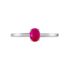Bague Lily Or Blanc Rubis-Histoire d'Or Sale