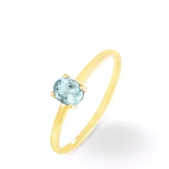 Bague Lily Or Jaune Aigue Marine-Histoire d'Or Outlet