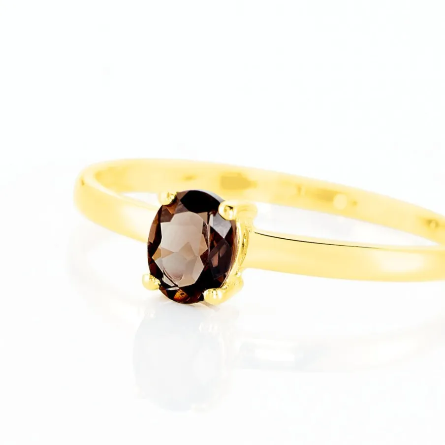 Histoire d'Or Bague Lily Or Jaune Quartz
