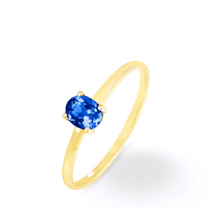 Bague Lily Or Jaune Saphir-Histoire d'Or Clearance