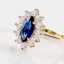 Bague Lisea Plaqué Or Jaune Verre Et Oxyde De Zirconium-Histoire d'Or