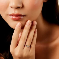 Bague Lonan Or Jaune Oxyde De Zirconium-Histoire d'Or