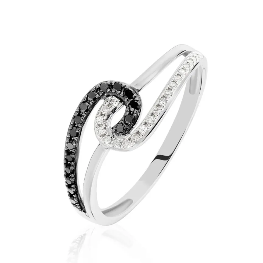 Bague Loriana Or Blanc Diamant-Histoire d'Or Clearance