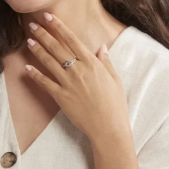 Bague Loriana Or Blanc Diamant-Histoire d'Or Clearance