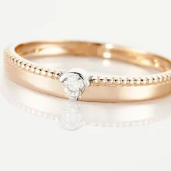 Bague Lou Or Rose Diamant-Histoire d'Or Clearance