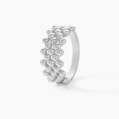 Bague Louisette Argent Blanc-Histoire d'Or Hot