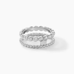 Bague Louisette Argent Blanc-Histoire d'Or New