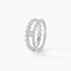 Bague Louisette Argent Blanc-Histoire d'Or New