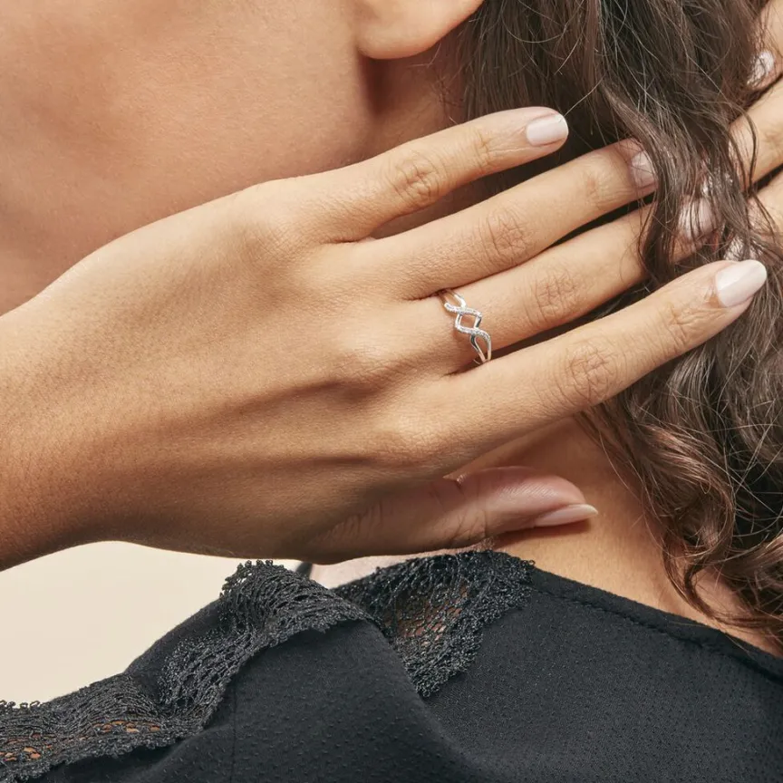 Bague Loula Or Blanc Diamant-Histoire d'Or Hot