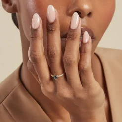 Histoire d'Or Bague Love Ring Or Jaune Topaze Oxyde De Zirconium