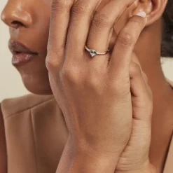 Bague Love Ring Or Jaune Topaze Oxyde De Zirconium-Histoire d'Or