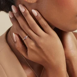 Bague Love Ring Or Jaune Améthyste Oxyde De Zirconium-Histoire d'Or