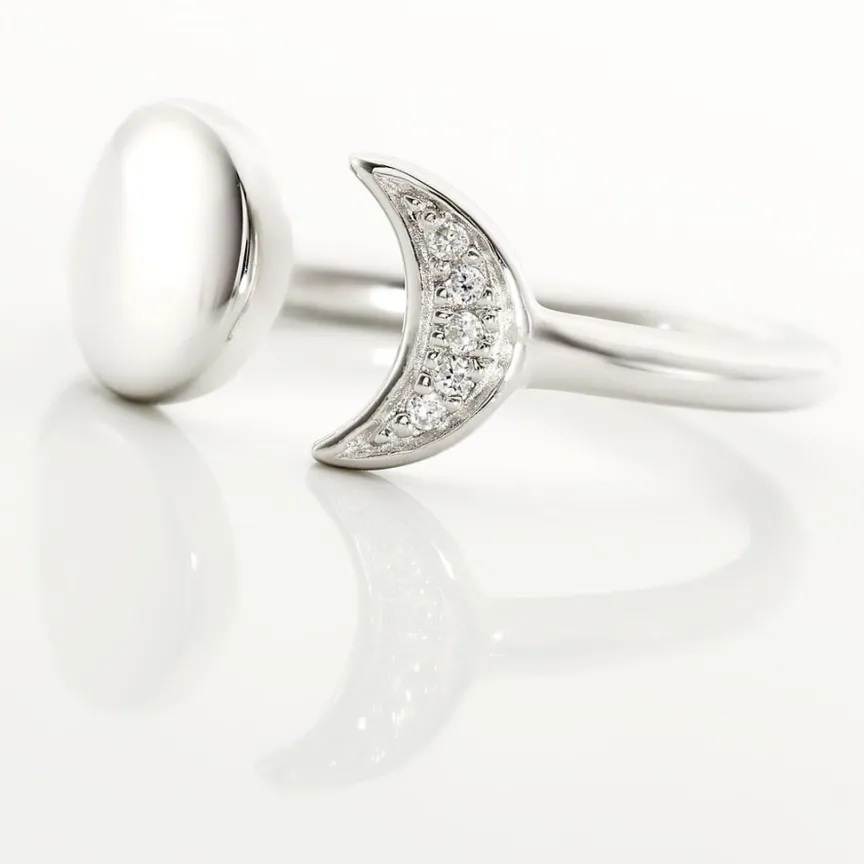 Bague Lyana Argent Blanc Oxyde De Zirconium-Histoire d'Or Clearance