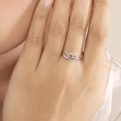 Bague Malinda Or Blanc Diamant-Histoire d'Or New