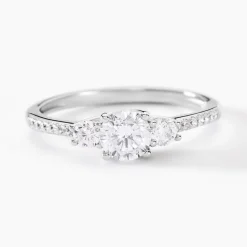 Bague Mallory Argent Blanc Oxyde De Zirconium-Histoire d'Or Sale