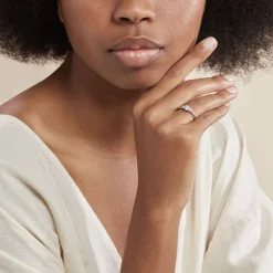 Bague Mallory Argent Blanc Oxyde De Zirconium-Histoire d'Or Sale