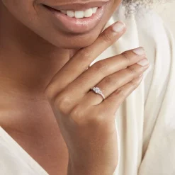 Bague Mallory Argent Blanc Oxyde De Zirconium-Histoire d'Or Sale