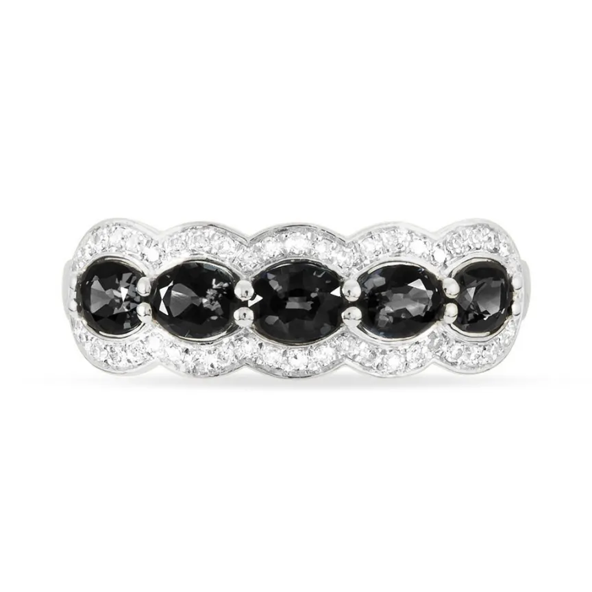 Bague Margaux Or Blanc Onyx Et Diamant-Histoire d'Or Best