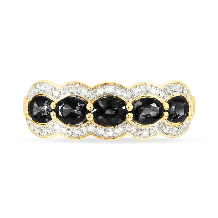 Bague Margaux Or Jaune Onyx Et Diamant-Histoire d'Or Outlet
