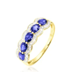 Bague Margaux Or Jaune Tanzanite Et Diamant-Histoire d'Or Online