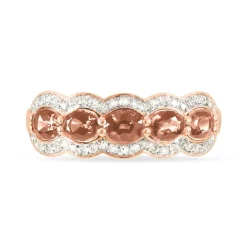 Bague Margaux Or Rose Morganite Et Diamant-Histoire d'Or Outlet