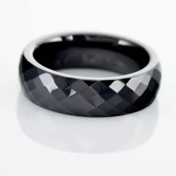 Bague Marichka Ceramique Noir Céramique-Histoire d'Or New