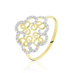 Bague Marie-christel Or Jaune Diamant-Histoire d'Or Clearance