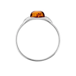 Bague Marquita Argent Blanc Ambre-Histoire d'Or Sale