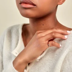 Bague Marquita Argent Blanc Ambre-Histoire d'Or Sale